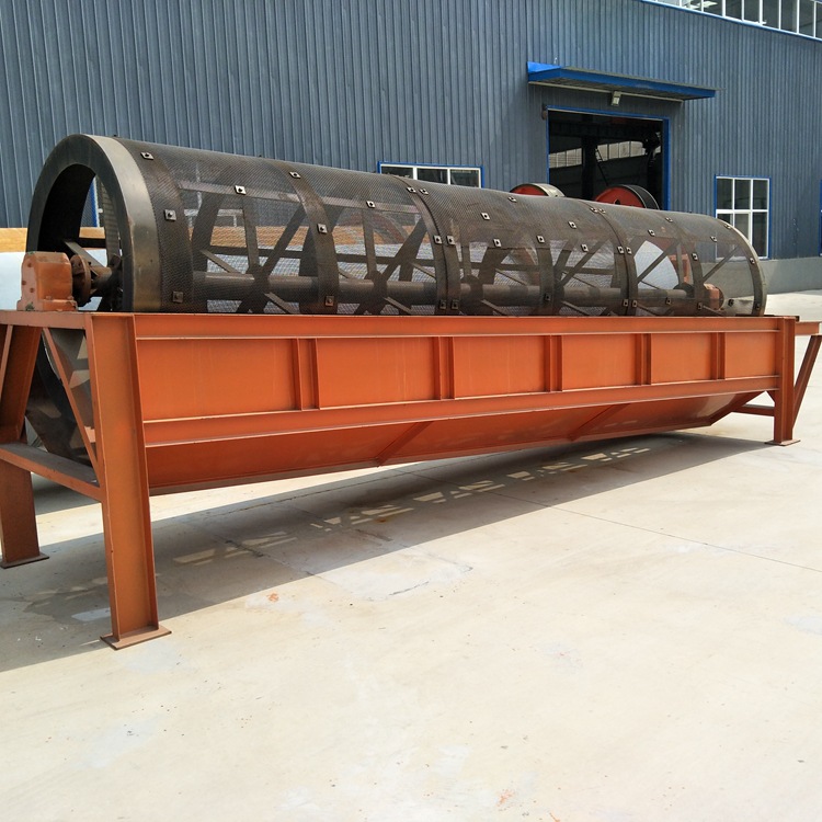 选矿专用滚筒筛 大型滚筒筛沙机 砂石分离筛选设备