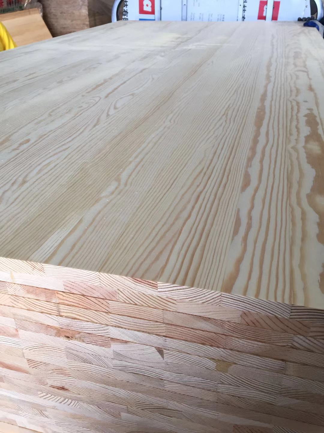 飘雪17mm厚直拼板拼接板厘直拼樟子松实木集成材1.7cm花纹家具板