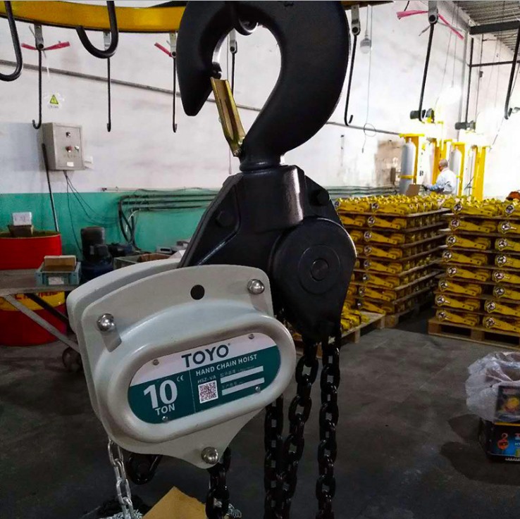 toyo东洋牌大吨位10吨3米6米9m12m手拉葫芦10t3米手动葫芦倒链