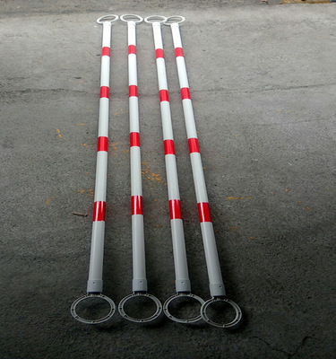 路锥伸缩连接杆 红白黄黑链接杆pvc反光杆警示杆隔离墩固定连接杆