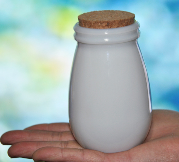 批发老酸奶罐白瓷奶瓶 玻璃布丁瓶鲜奶瓶带盖透明酸奶玻璃瓶定制