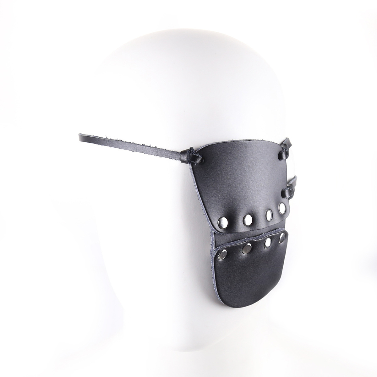 工厂店情趣用品真皮眼罩独眼龙眼罩单眼罩面具海盗船长面罩面具