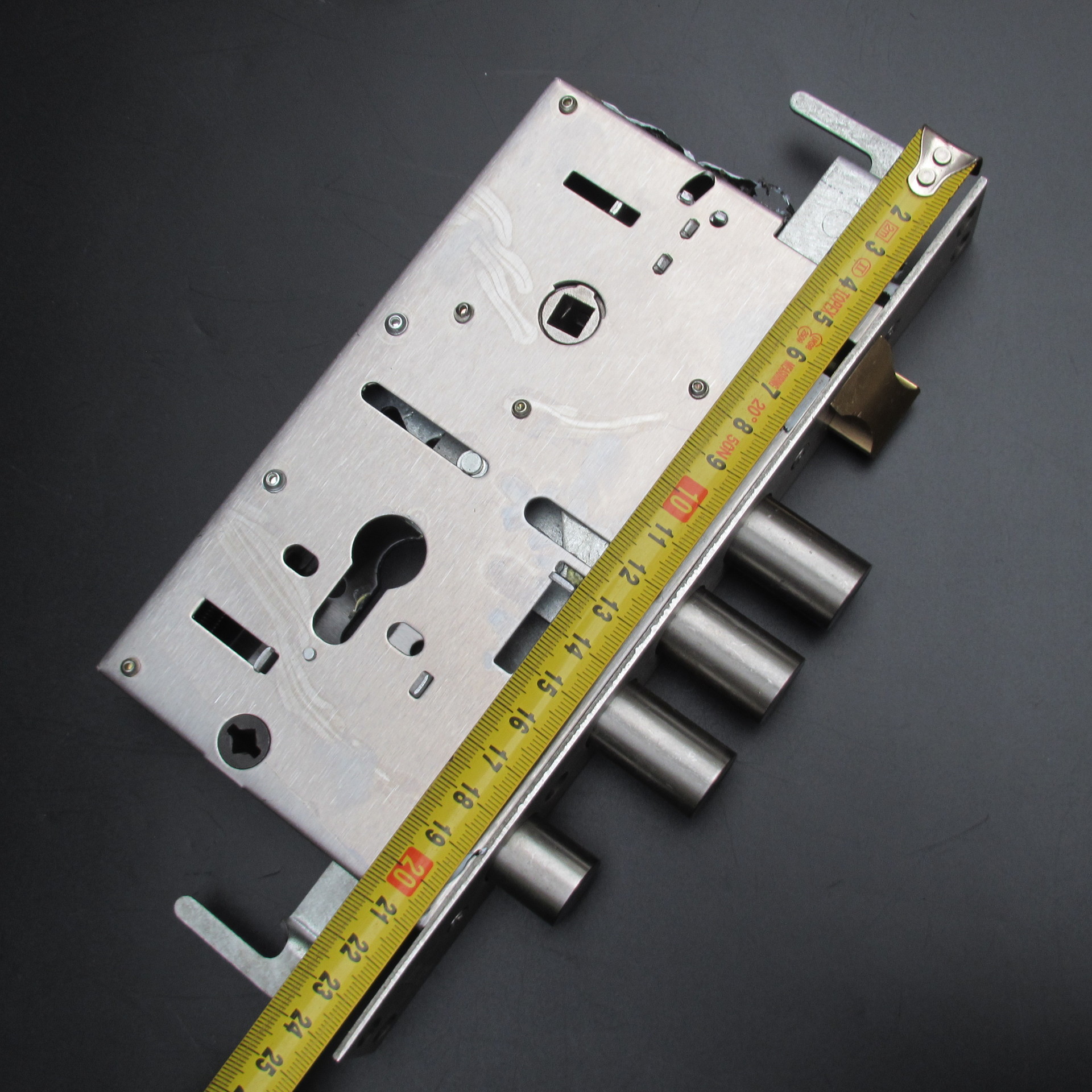 双快双活304不锈钢锁体防盗门指纹锁体密码锁大霸王通用型240*30