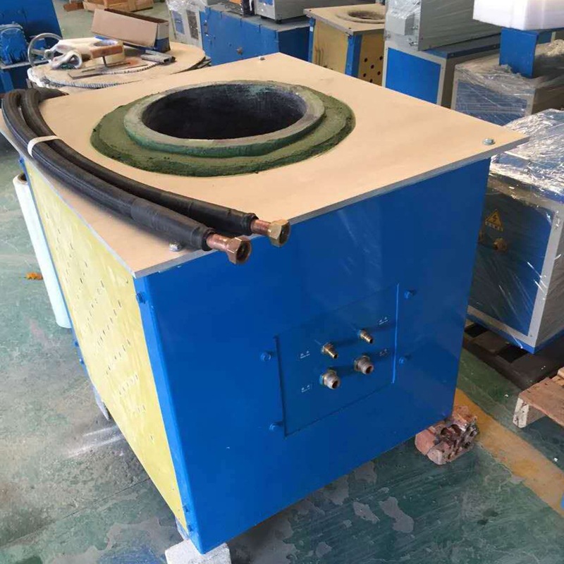 节能中频熔炼炉 小型金属感应熔化炉100公斤化铜炉 废铜熔炼设备
