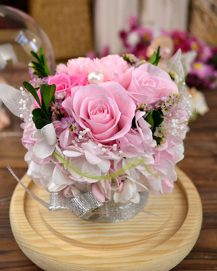 鲜花,花艺制品-厂家直销 母亲节爆款永生花礼盒送母亲 情人圣诞节创意