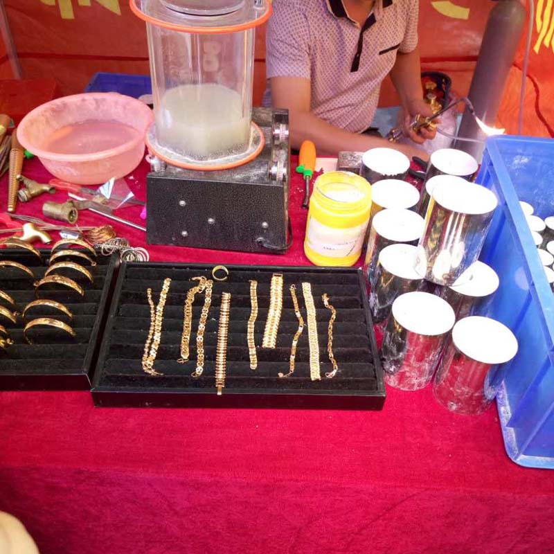 黄铜首饰现场加工全套技术培训 沙金首饰饰品代理加盟不收压金