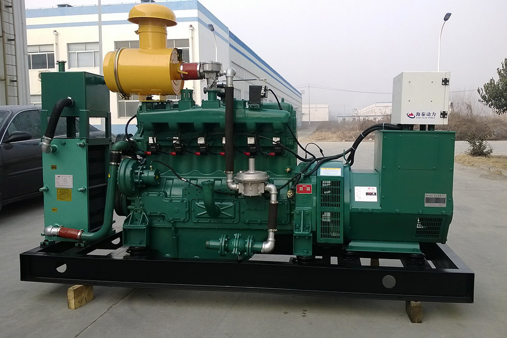 80kw沼气发电机组 潍坊6缸燃气发动机80千瓦家用沼气发电机