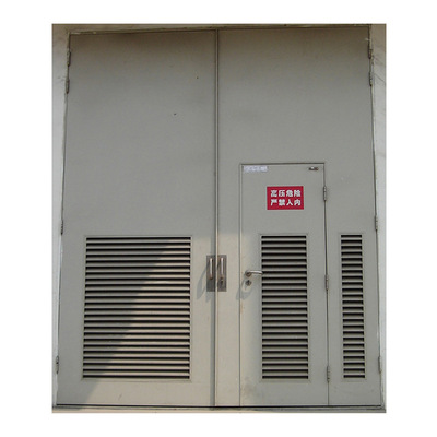 厂家供应配电房门钢质防火门带百叶防火门甲级平开防火门