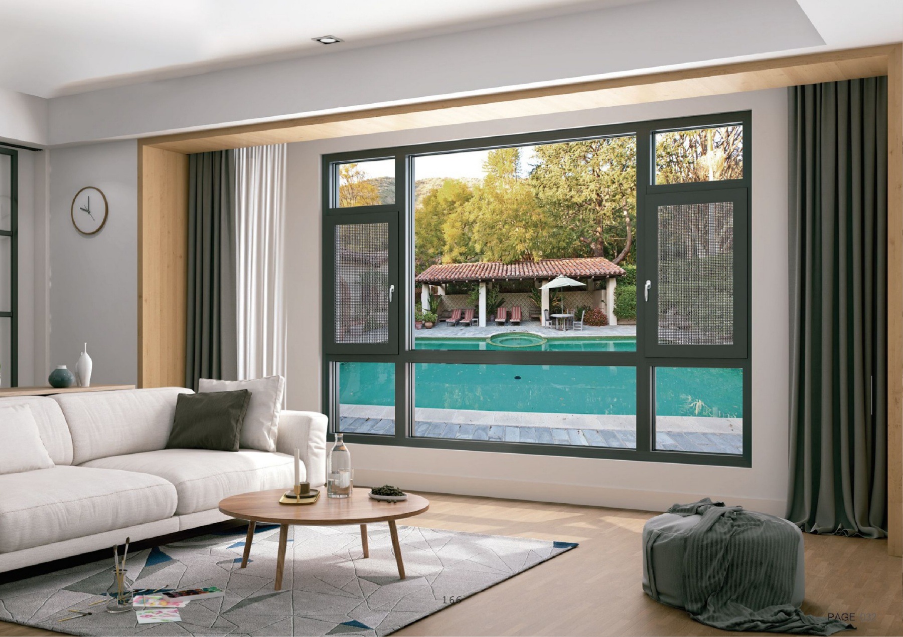 胜宏辉108系列窗纱一体 系统门窗 定制 防盗窗 断桥铝门窗