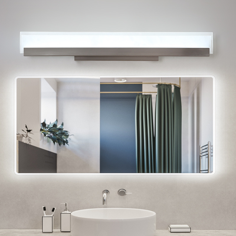 led镜前灯 欧式沙镍银镜画灯壁灯书房卧室灯卫生间浴室镜前灯批发