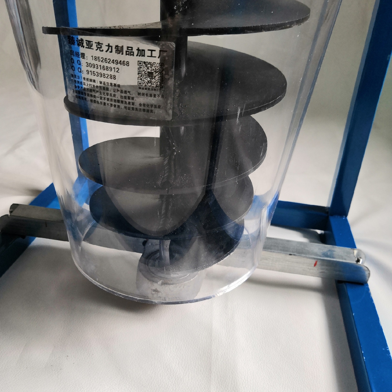 厂家提供亚克力有机玻璃实验模型 实验分离器 支持定制加工