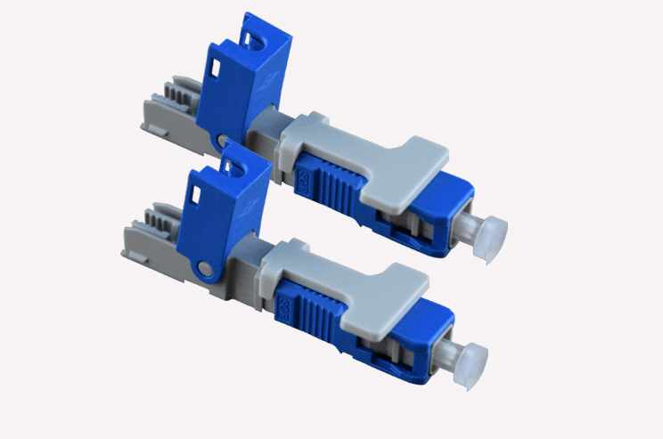 电信级普天sc/a型v4皮线光纤冷接头快速连接器冷接子可定