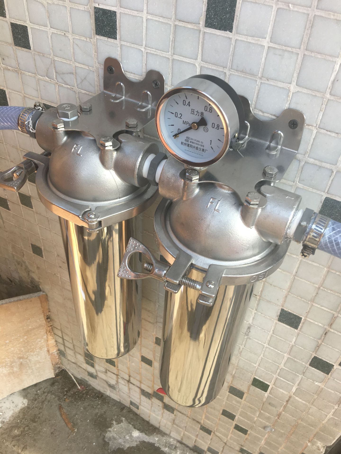 净水器家用全屋自来水净化过滤器 管道不锈钢中央超滤机内压供应