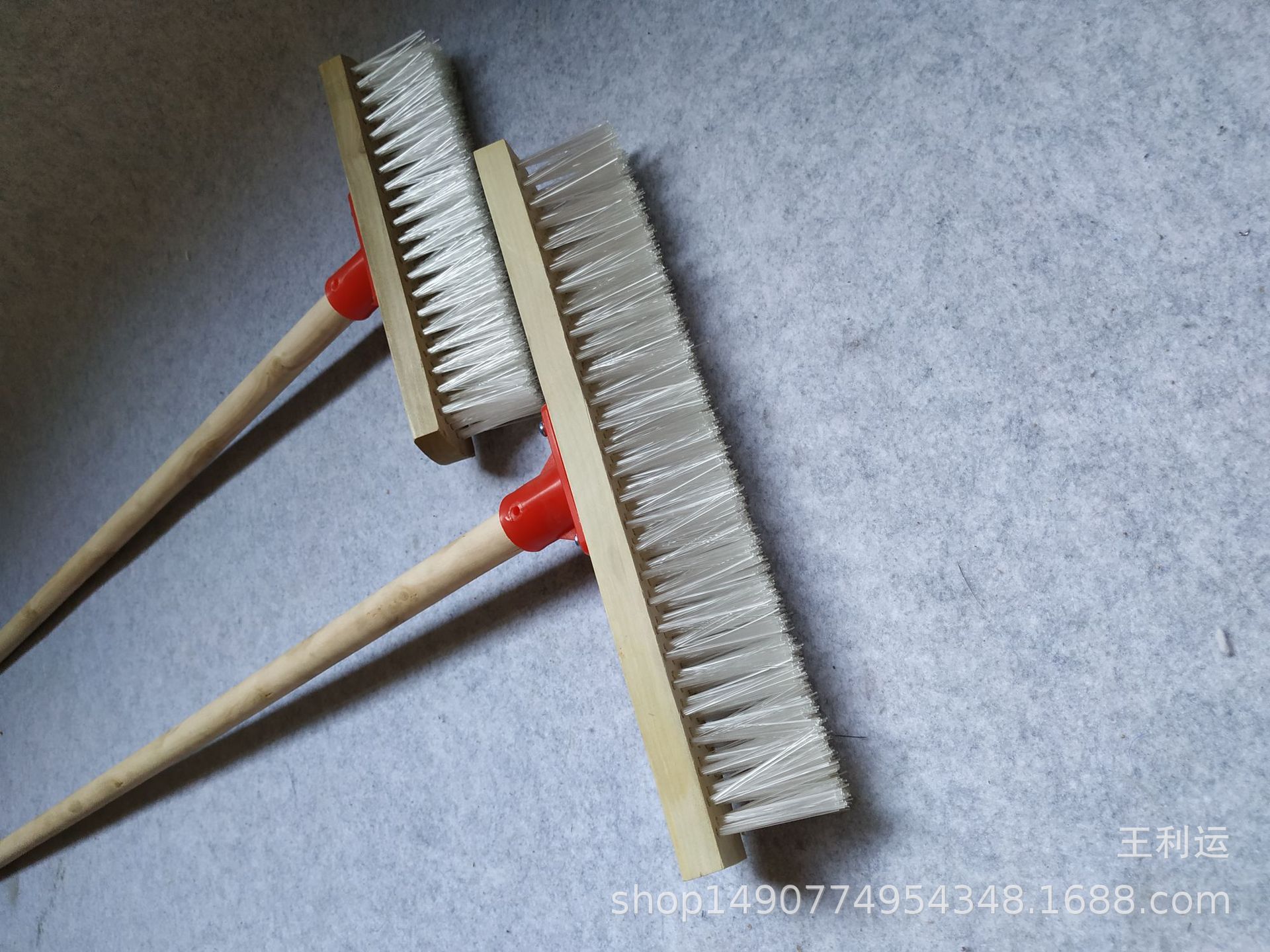 尼龙丝地板刷 水池刷 硬毛刷子木质地刷 白丝刷子 木头地刷