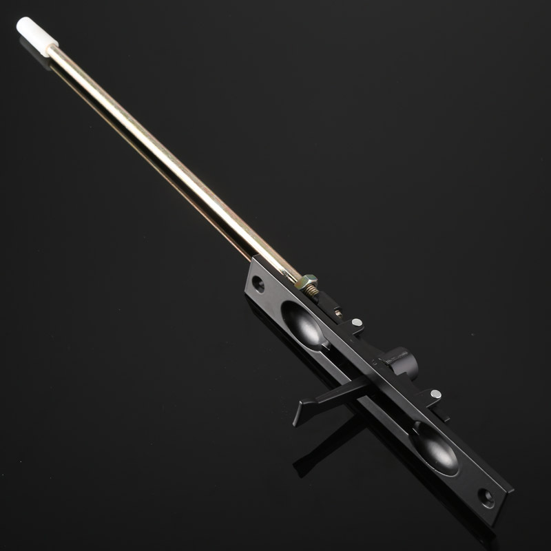 老式断桥铝合金门窗明装天地插销塑钢平开门闩防盗保险扣上下锁栓