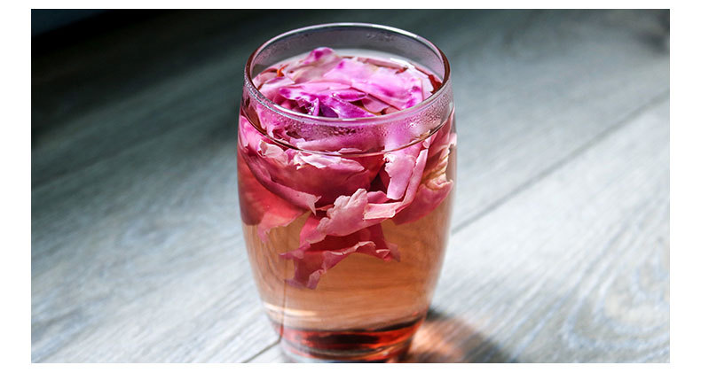 批发铁盒装墨红玫瑰 单朵装重瓣红玫瑰花 一朵一杯大朵玫瑰花茶