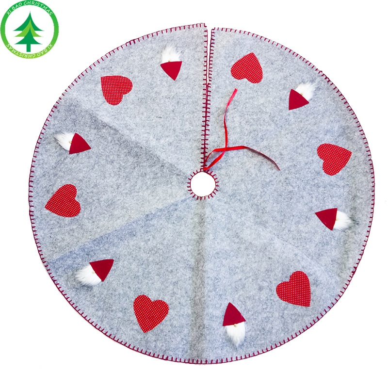 Xibao Christmas-Tree Skirt Christmas Tree Bottom Decoration 100cm Christmas-Tree Skirt Christmas Decorations Arrangement Props