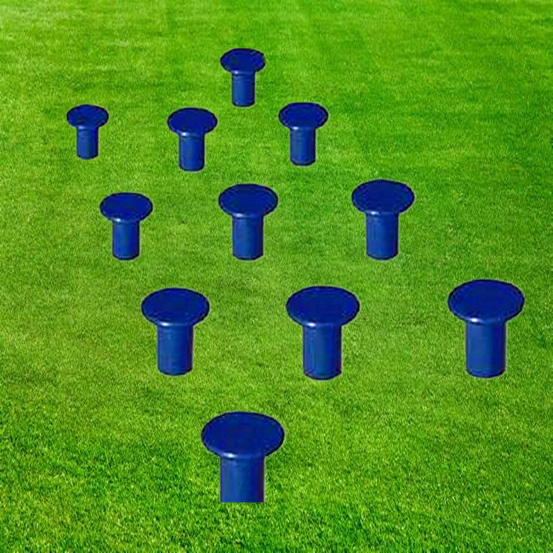 户外学校公园广场小区健身路径 老年人运动器材厂家供应梅花桩