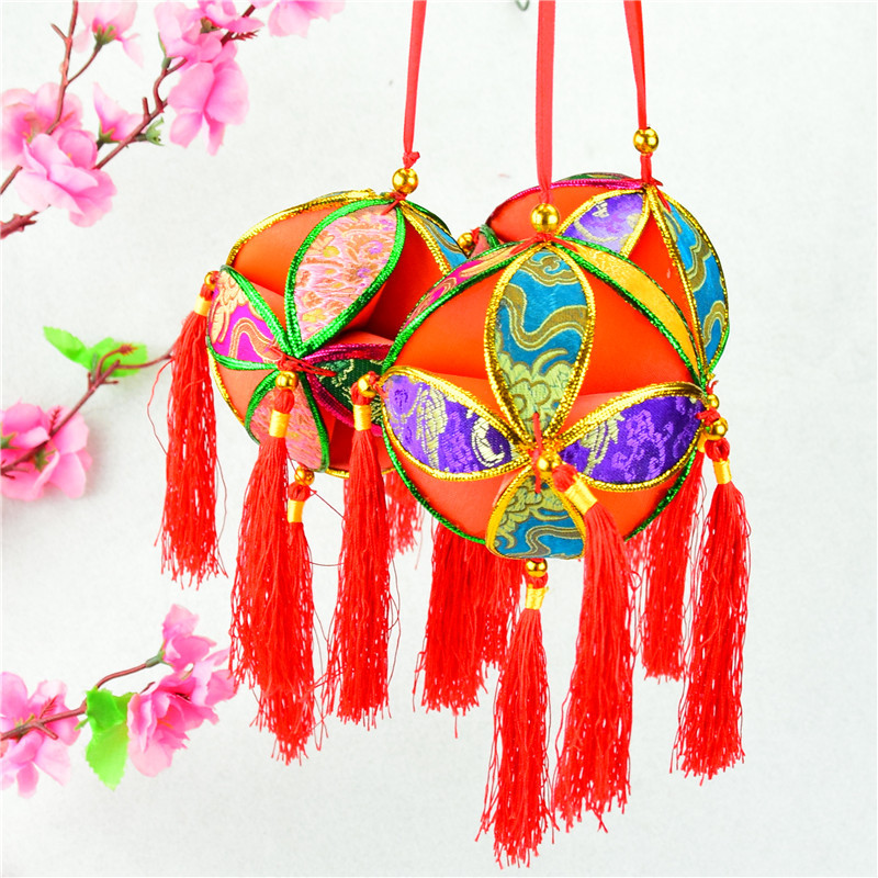 广西三月三壮族10公分民族绣球刘三姐绣球旅游纪念品工艺品批