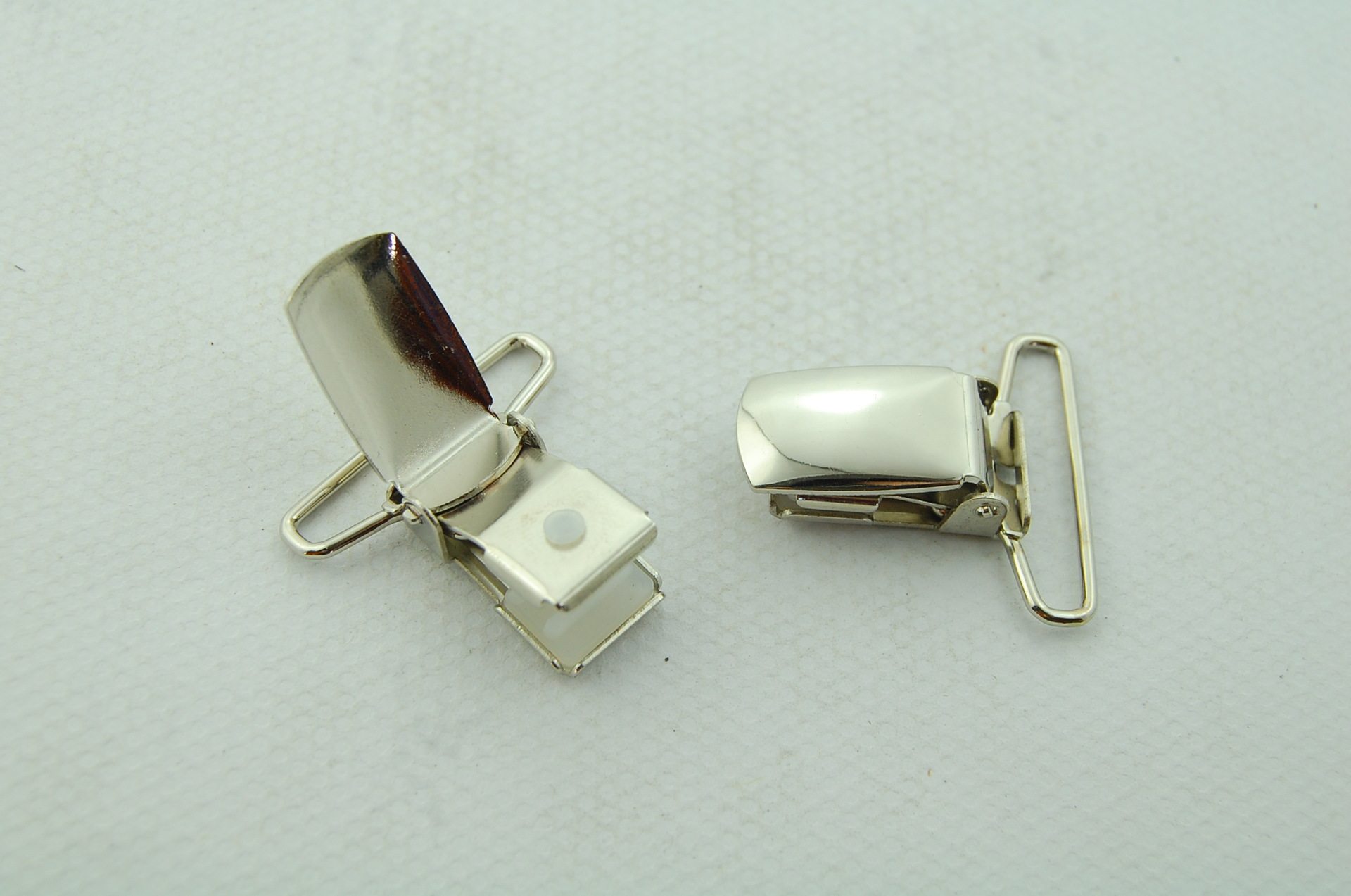 dy-yzk-01不锈钢金属鸭嘴夹 箱包长方鸭嘴扣 镀镍五金背带夹定做