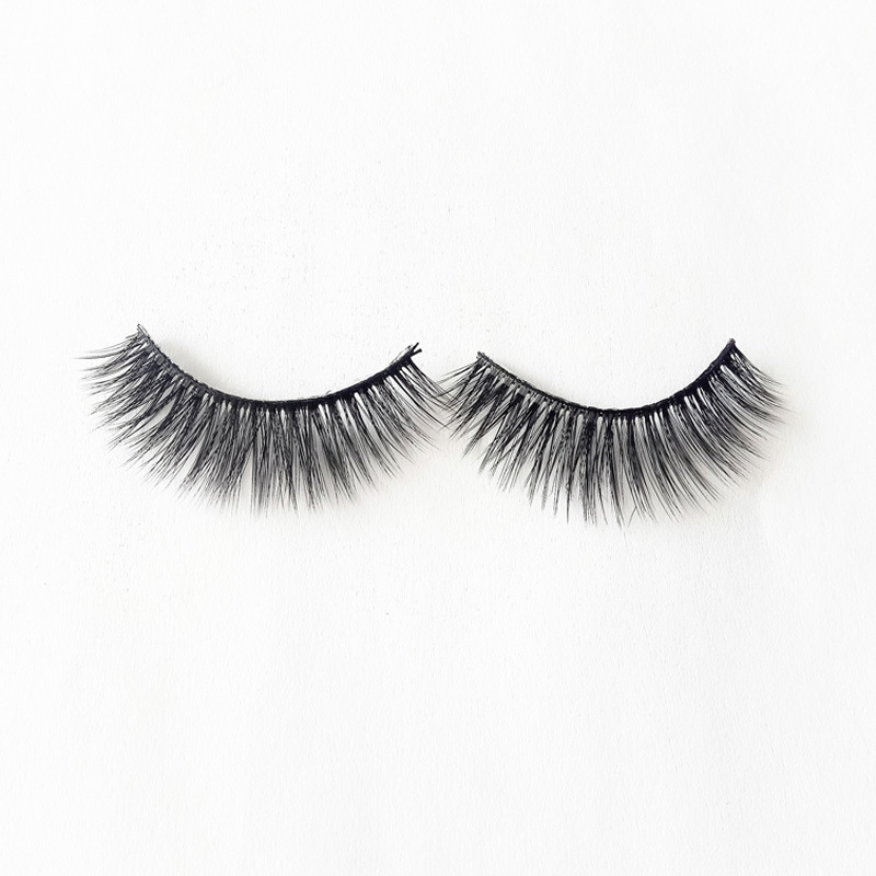Three Double Pairs of False Eyelashes Korean Nude Makeup Fiber Material Natural Soft Style Eyelash Wholesale Special Offer