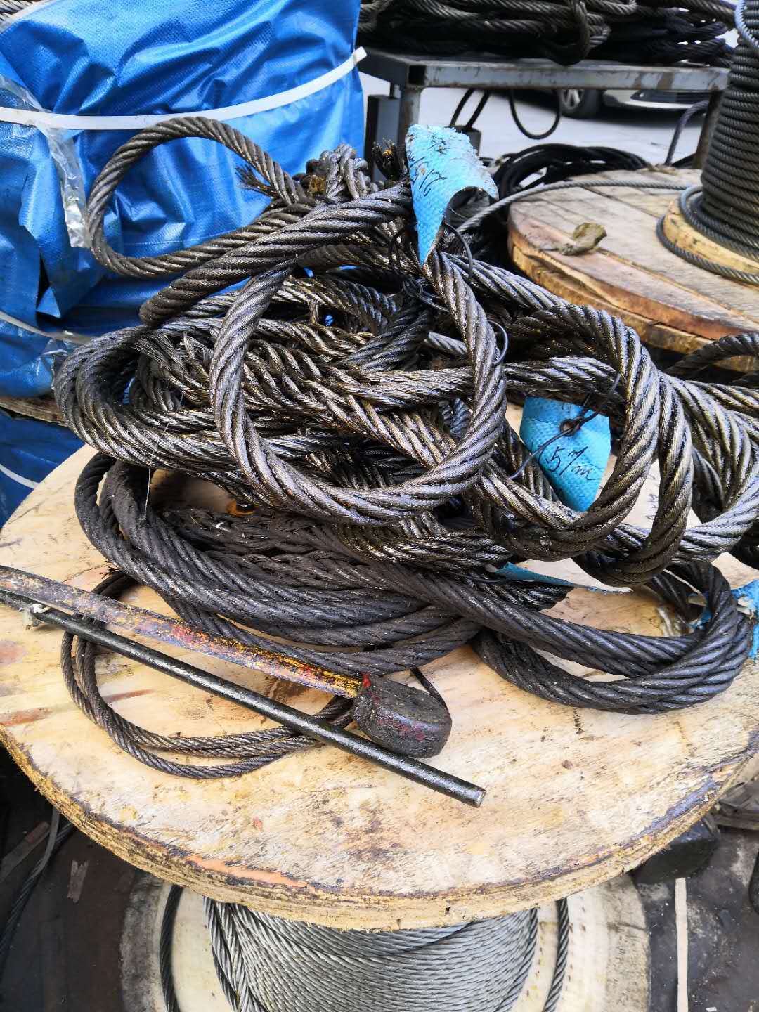 狼山光面钢丝绳起重机钢丝绳电梯钢丝绳脚手架活动板房土工膜