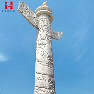 盘龙柱雕刻图片