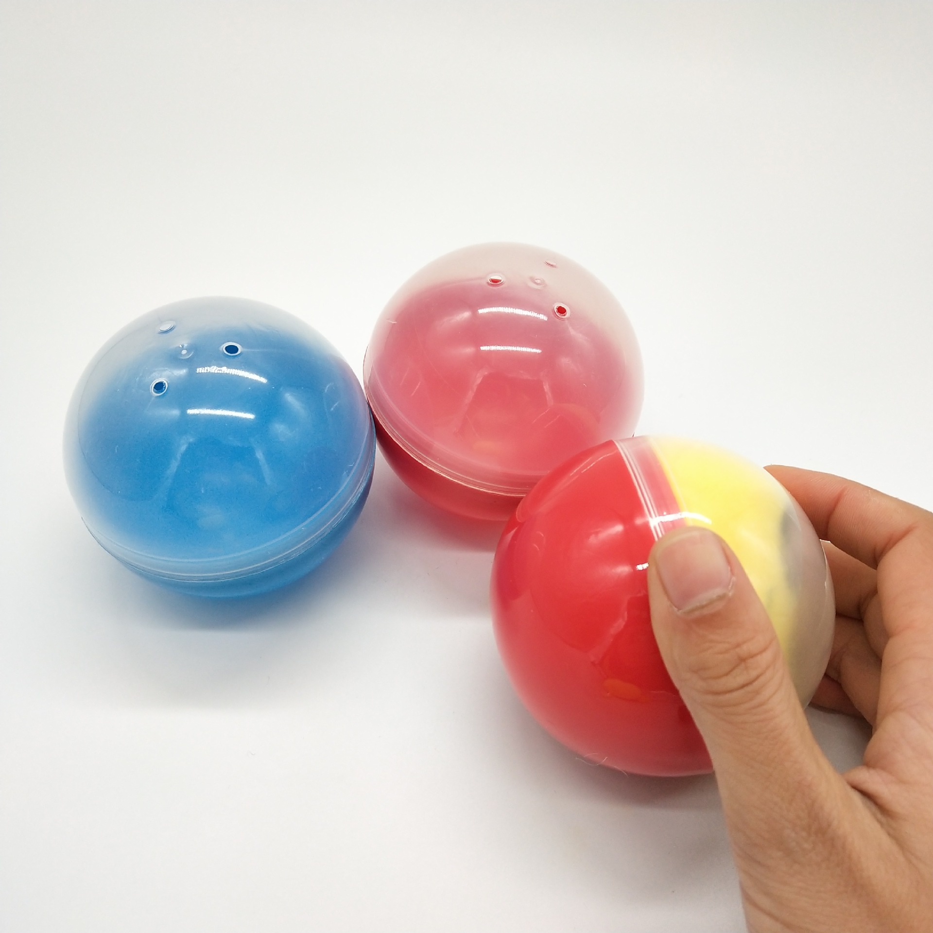 扭蛋透明塑料pp70mm玩具蛋壳diy填充小玩具自由搭配蛋壳7cm扭蛋