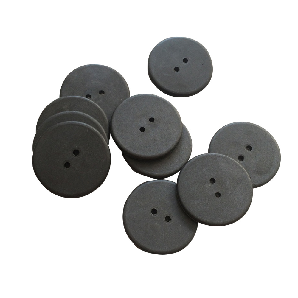 超高频pps材料双孔纽扣式rfid洗衣标签直径255mm可定制