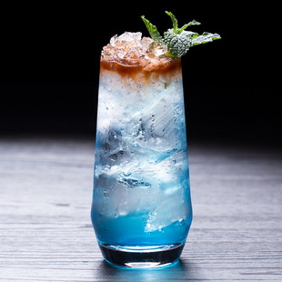 进口新品无铅水晶酒杯柯林杯 女士特调鸡尾酒杯 金汤力酒杯啤酒杯