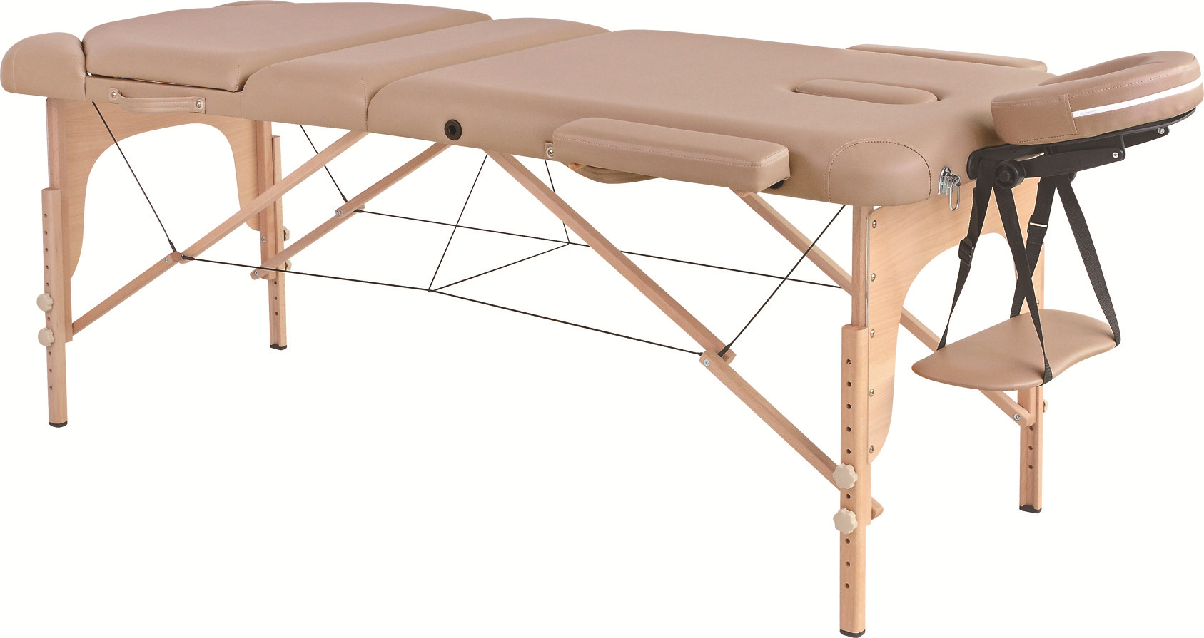 推拿便携式家用木质床原始点折叠按摩床针灸美容床理疗纹身床