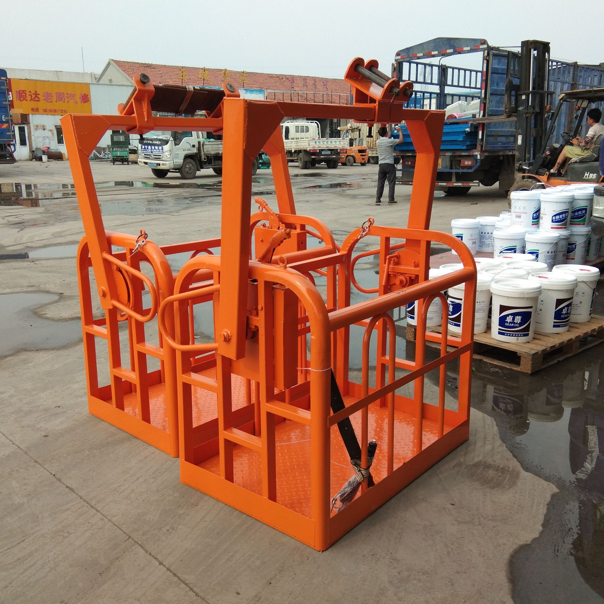 5米吊车吊篮 吊篮型号齐全