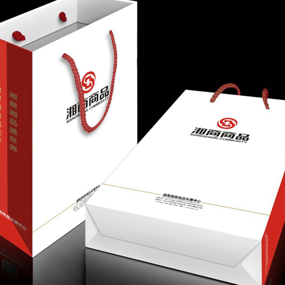 厂家直销白卡纸袋定做创意服装袋定制logo 精美纸袋手提袋订做