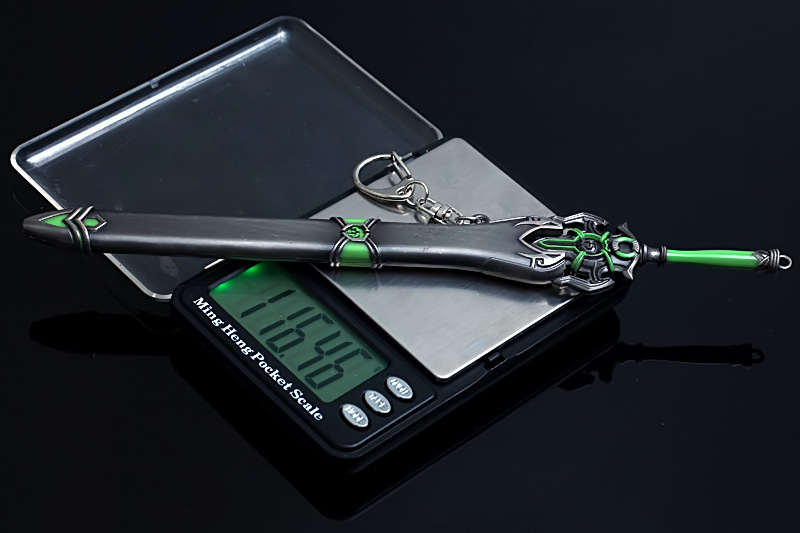 中国古剑兵器晗光剑韶明剑22厘米带鞘武器模型合金钥匙扣百里屠苏