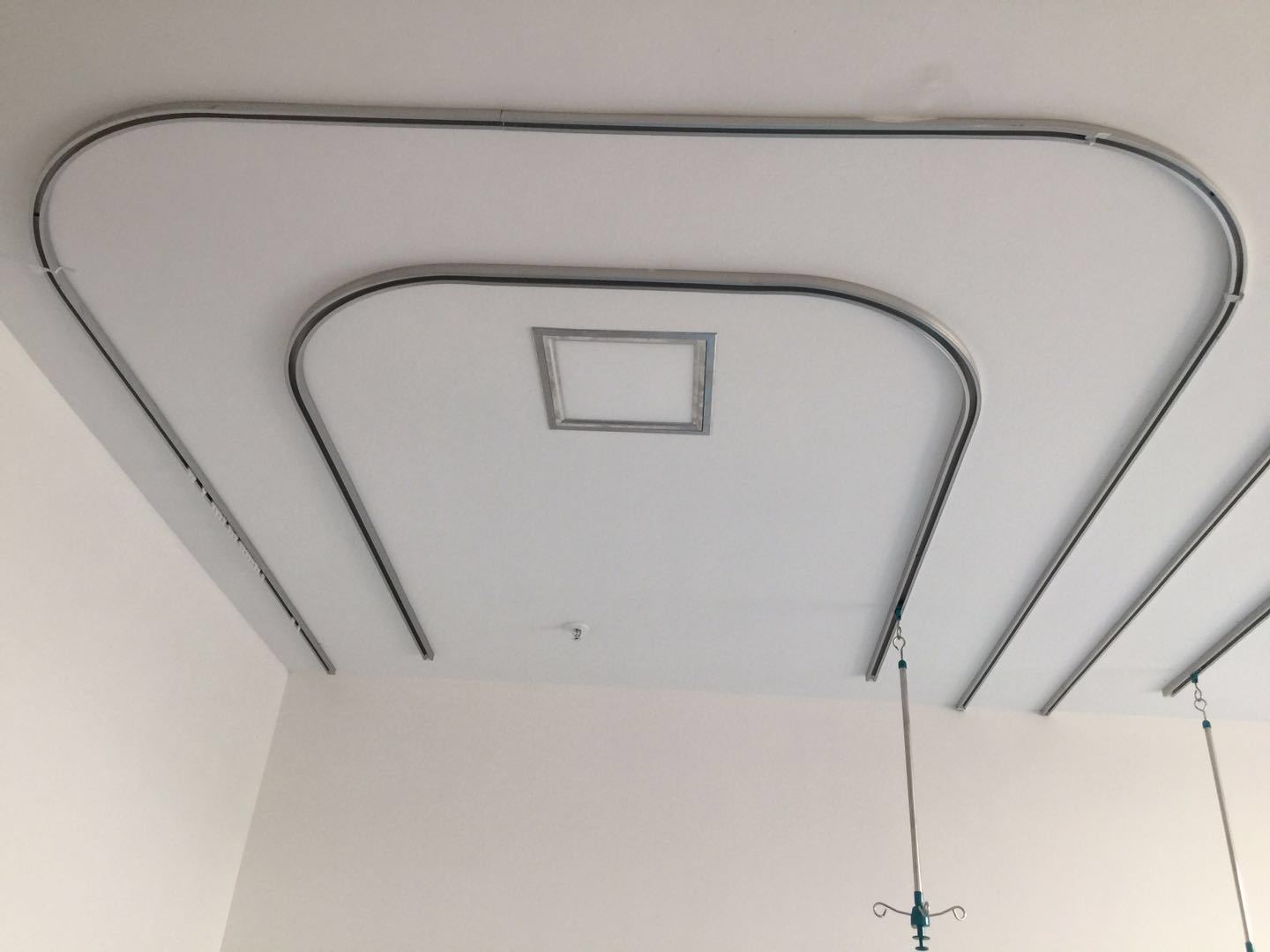 厂家直销@大量批发医用病人输液轨道@门诊室氧化烤漆隔帘滑道