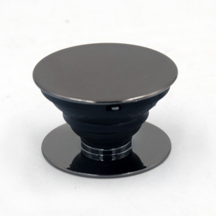 圆形电镀气囊手机支架可伸缩通用桌面多功能新款支架现货欧美爆款