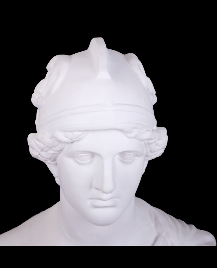 勃兰特石膏像古战士战神胸像教具模型摆件雕塑素描家居装饰几何体