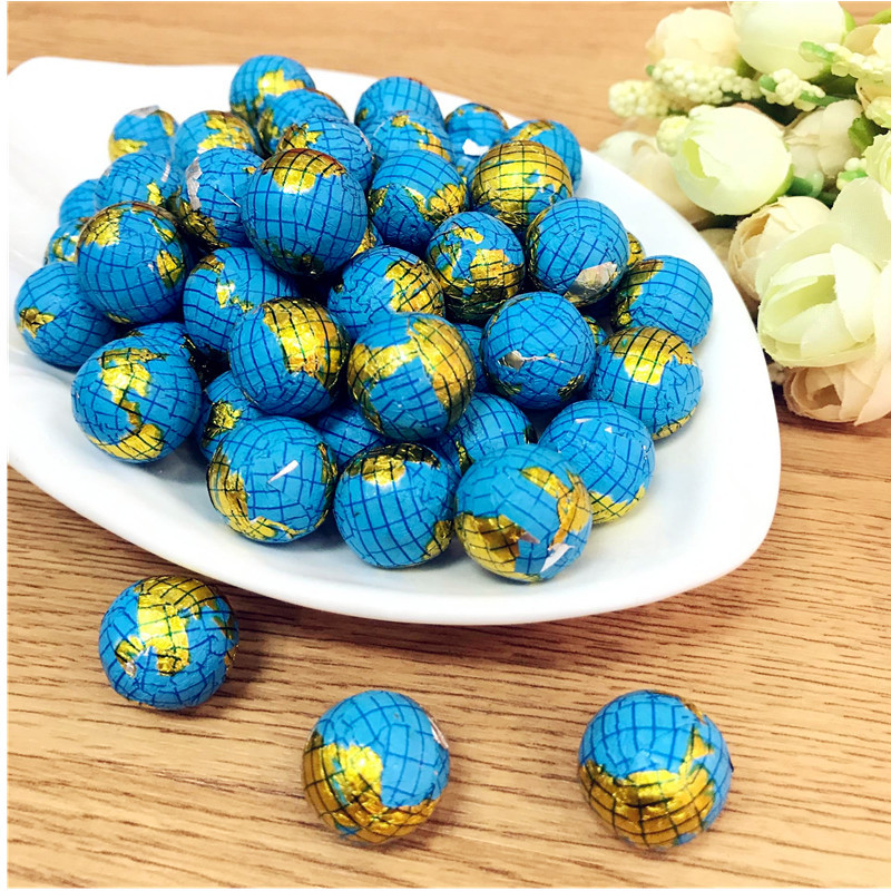 包邮 回味童年散装地球形巧克力5斤约980颗怀旧童年糖果零食