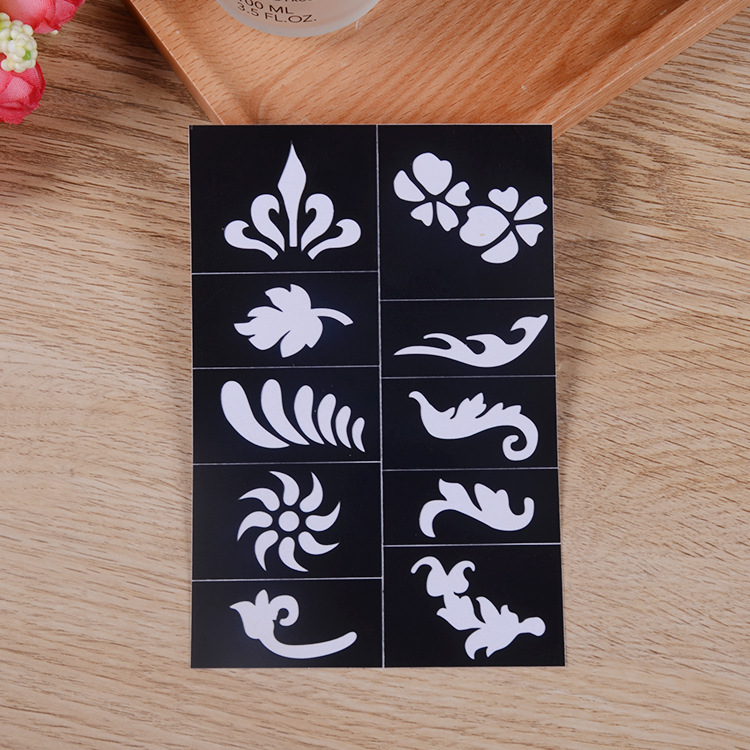 半永久儿童彩脸喷绘模板