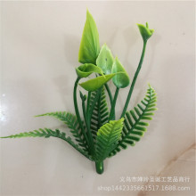 仿真植物仿真花配件 草坪草 植物墙装饰绿色小草 塑料水草把束