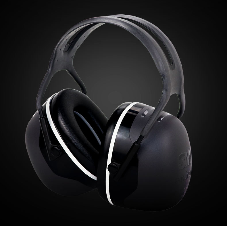 3m x5a隔音耳罩降噪音睡觉睡眠用防噪声耳机工作学习射击工业静音