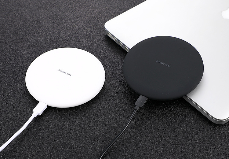 iphonex无线充电器快速iphone手机底座qi通用圆形充电器快充电头