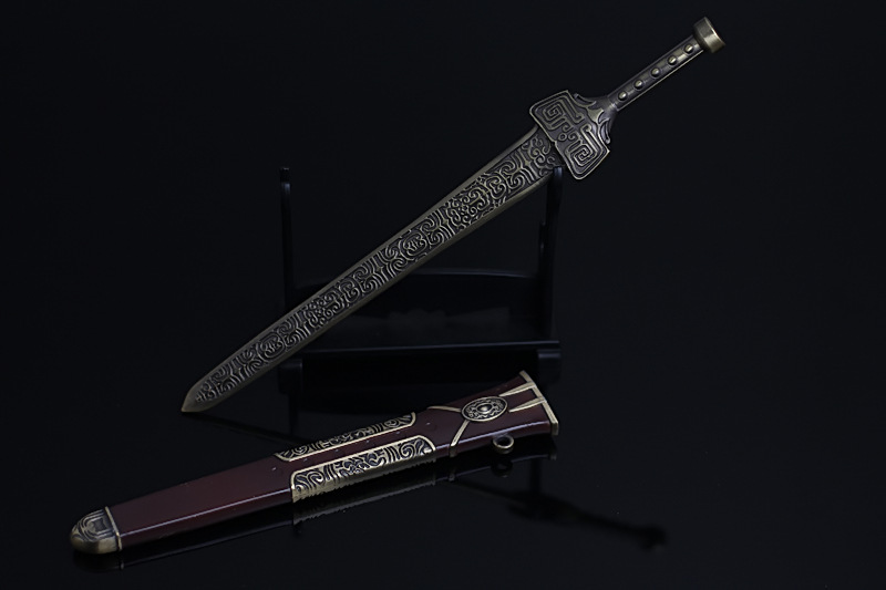 楚乔传轩辕剑影视周边中国古汉剑武器轩辕剑22厘米合金武器不可刃