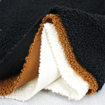 厂家直销 泰迪绒舒棉绒面料 柔舒适绒面料 单面经编舒棉绒