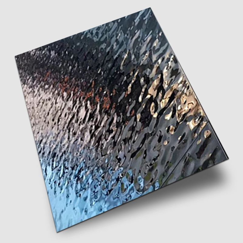 镜面水波纹冲压不锈钢板厂家 佛山供应镜面大水波纹中水波纹钢板