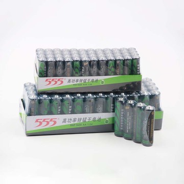 555 高锌锰5号电池7号无汞高功率碳性电池-阿里巴巴