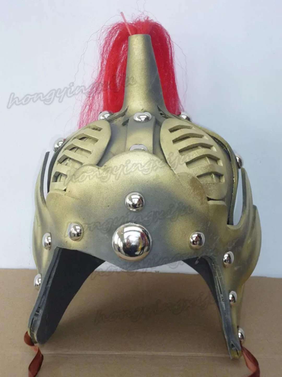 影视戏剧头盔古代将军士兵帽子儿童道具古装盔甲花木兰头饰