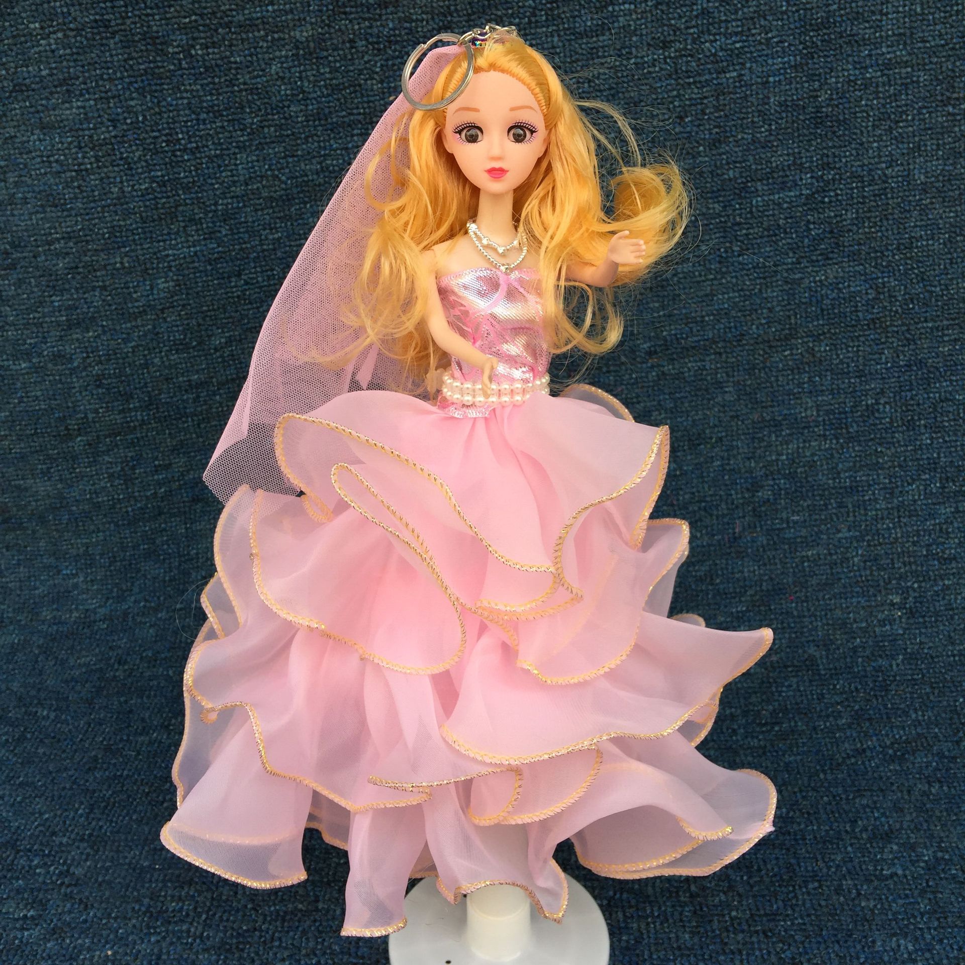 40厘米大拖尾婚纱娃娃创意生日礼物宝宝女孩玩具批发迷糊娃娃挂件