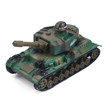 蒂雅多小号坦克玩具车炮弹合金声光小汽车模型玩具 4050 无包装