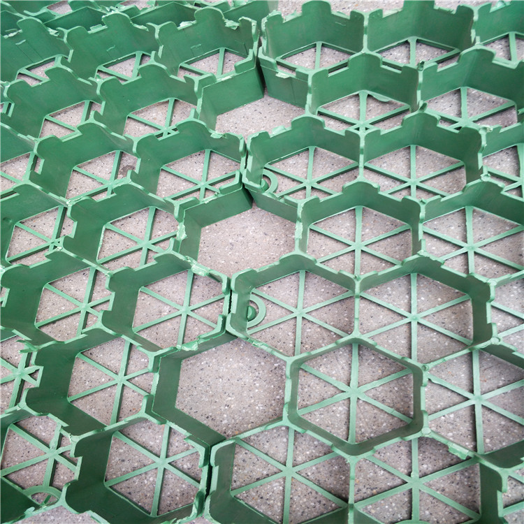 停车场消防车道护坡工程绿化土工格室塑料植草格厂房